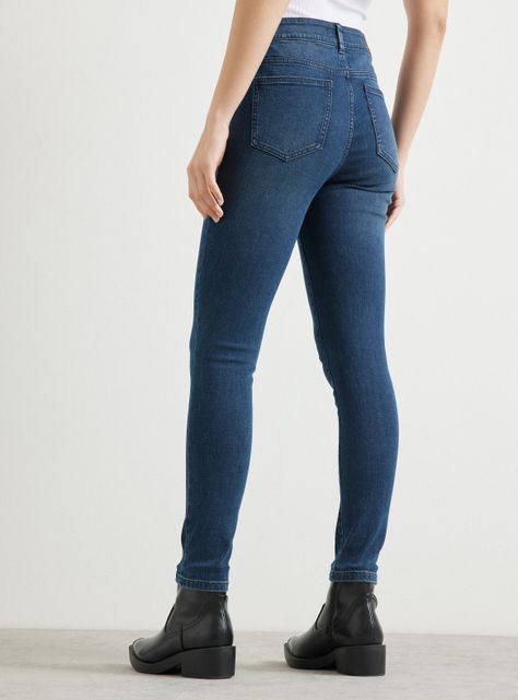 Jeans Skinny Liso Básico-1