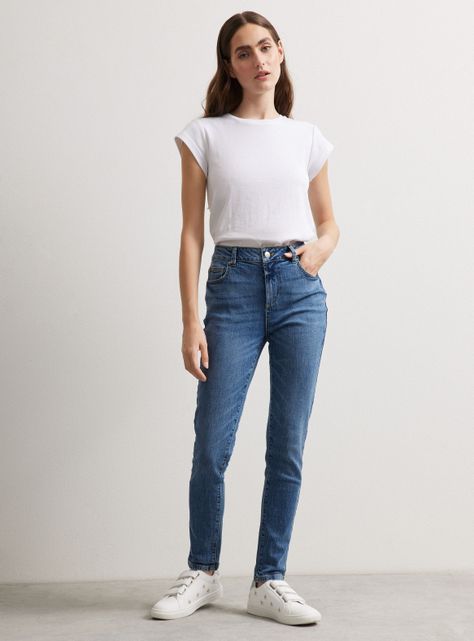 Jeans Skinny Liso Básico-4