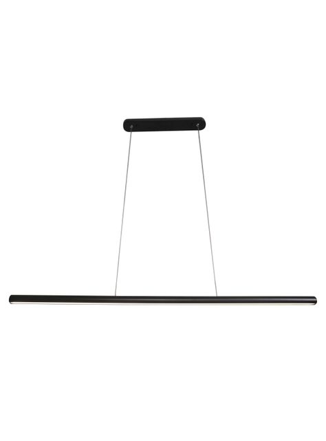 Lámpara Colgante Led Barra Negra-0