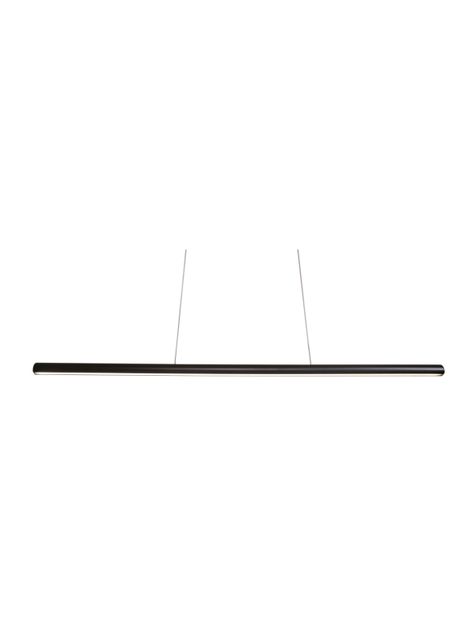 Lámpara Colgante Led Barra Negra-1