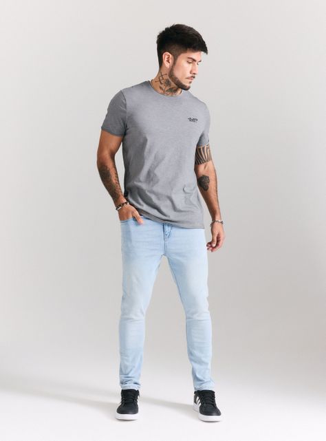 Jeans Azul Claro2 Básico Super Skinny Fit-4