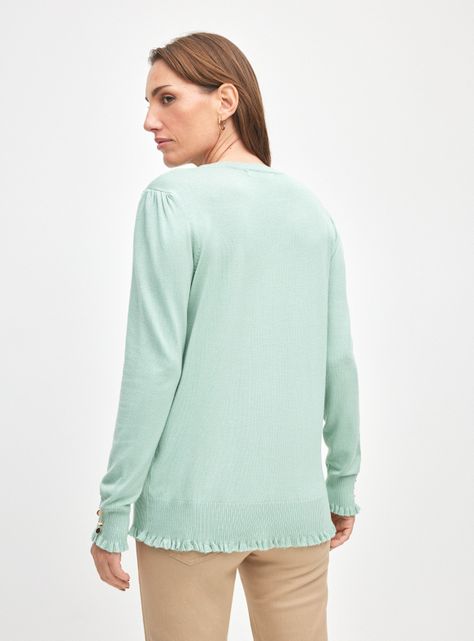 Sweater Detalle Vuelitos En Basta y Puño-1