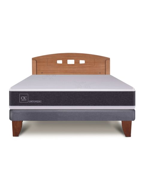 Cama Europea New Ortopedic 2 Plazas Bn Respaldo New Gales-2