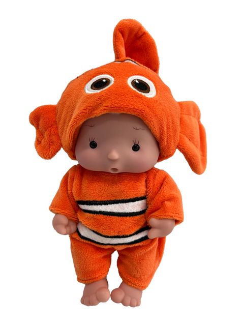 Muñeca Disfracitos Nemo Naranjo-0