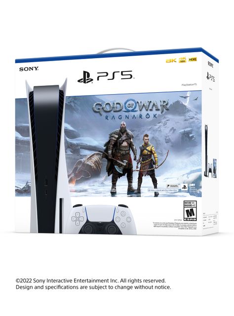 Consola PS5 con Disco + Juego God of War Ragnarok-1