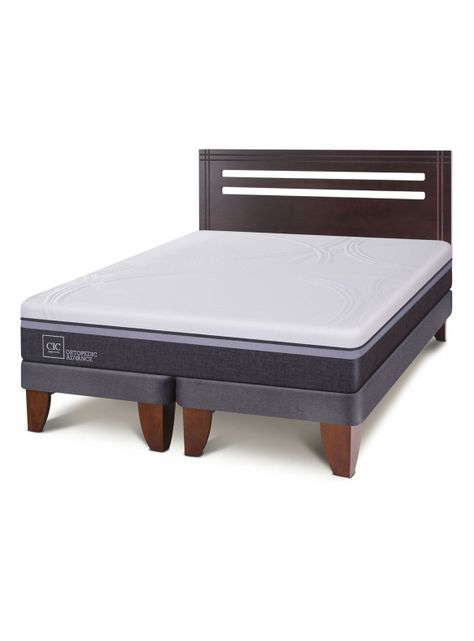 Cama Europea Ortopedic Advance 2 Plazas Base Dividida + Respaldo New Munich-0