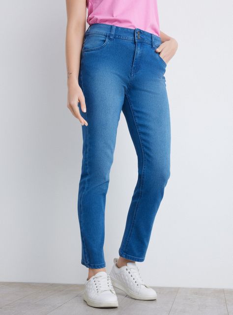 Jeans 2 Botones 4 Bolsillos-0