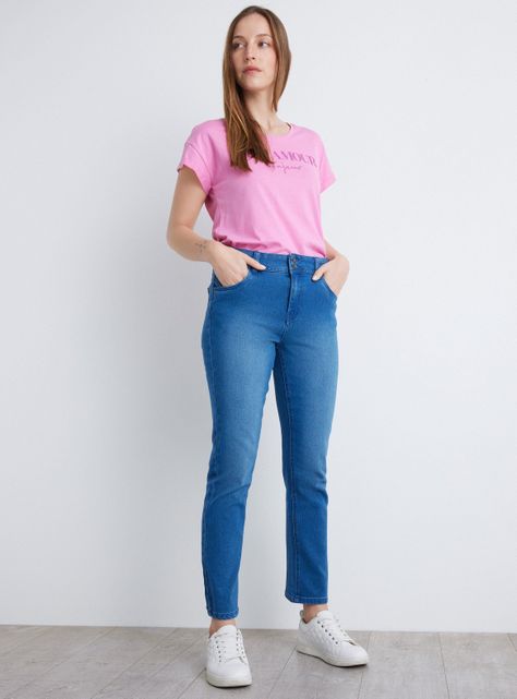 Jeans 2 Botones 4 Bolsillos-4