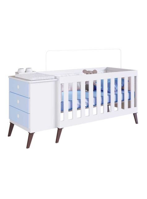 Cuna Encanto Celeste Kidscool-0