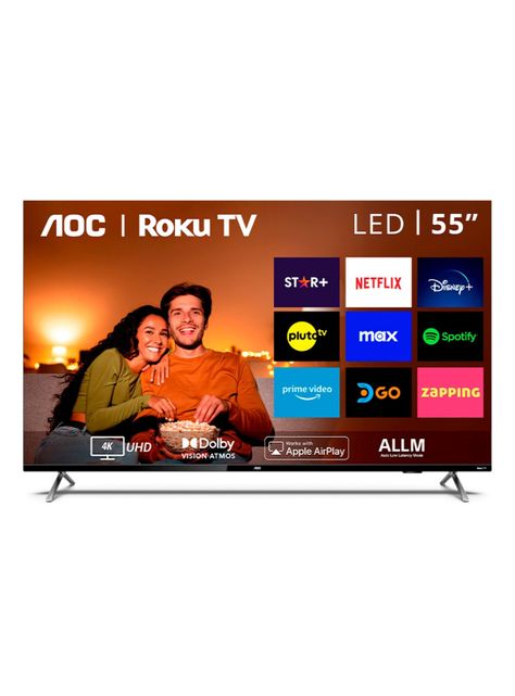 LED Smart TV 55" 4K UHD 55U6125 Roku TV-0