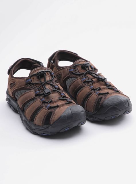 Sandalia Tipo Outdoor Cuero Hombre-1