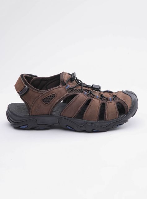 Sandalia Tipo Outdoor Cuero Hombre-0