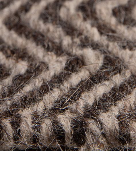 Alfombra 190 x 290 cm Wool Tribal Rayas Café-2
