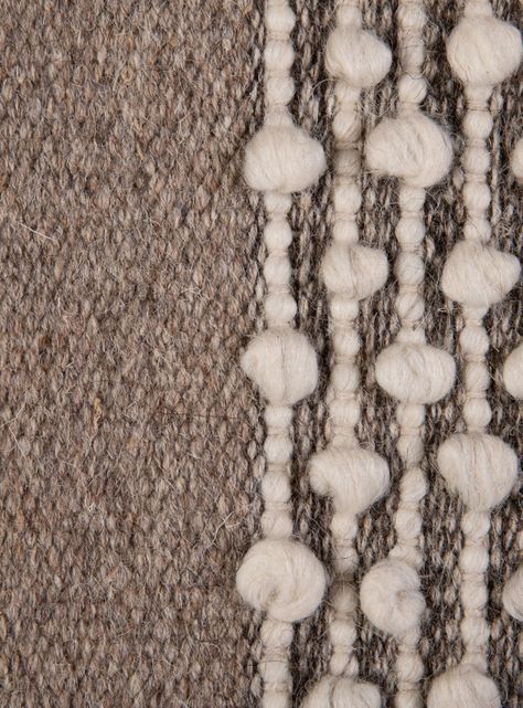 Alfombra 240 x 340 cm Wool Tribal Rayas Café-1