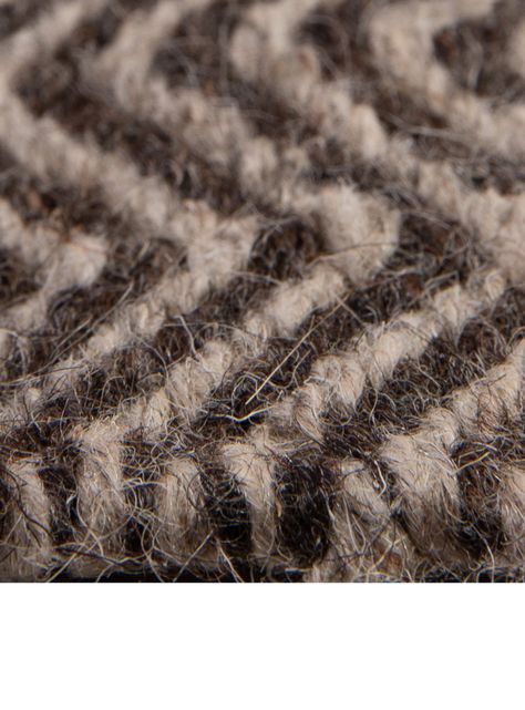 Alfombra 240 x 340 cm Wool Tribal Rayas Café-2