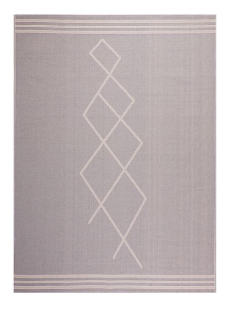 Alfombra 120 x 170 cm Nativo Étnico Gris-0