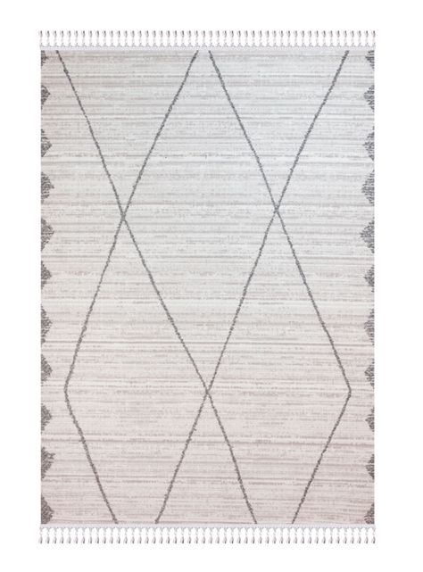 Alfombra 200 x 290 cm Noruega Crema Étnico-0
