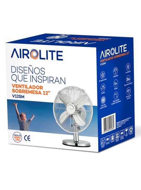 Ventilador Sobremesa Retro V12SM-3