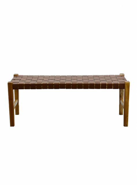 Banqueta Austral Cuero 120x41x46 cm-1