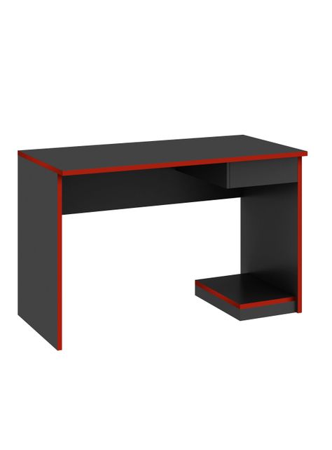 Mesa Gamer MC02 Grafito-Rojo-2