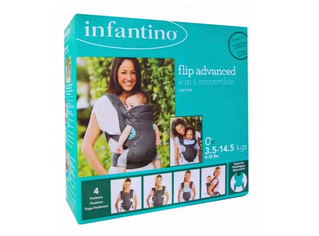Porta Bebe Flip Advance Gris Infantino-3