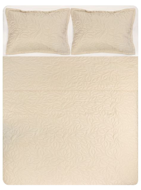 Quilt Hojas 2 Plazas-3