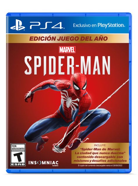Juego PlayStation PS4 Spiderman-0