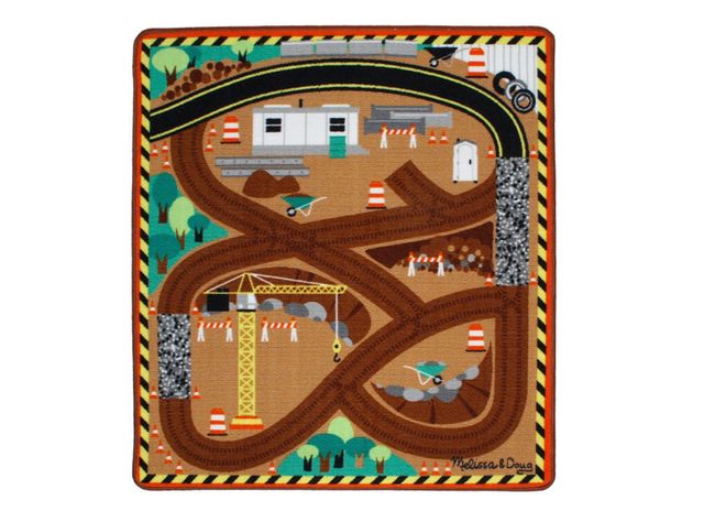 Melissa & Doug Alfombra Construcción Caramba-4