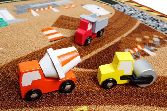 Melissa & Doug Alfombra Construcción Caramba-6