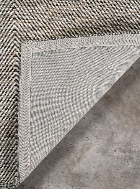 Alfombra Lana Algodón Espiga Tabaco 170x240 cm-2