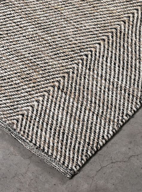 Alfombra Lana Algodón Espiga Tabaco 200x300 cm-1