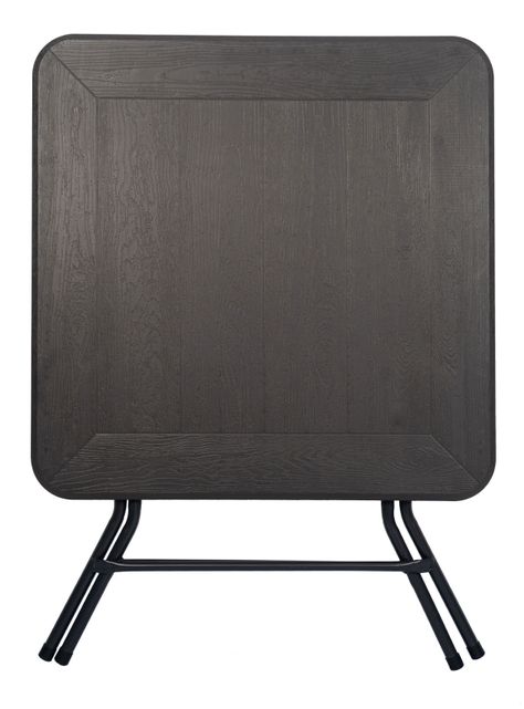 Mesa Plegable Cuadrada Gris 80 cm-1