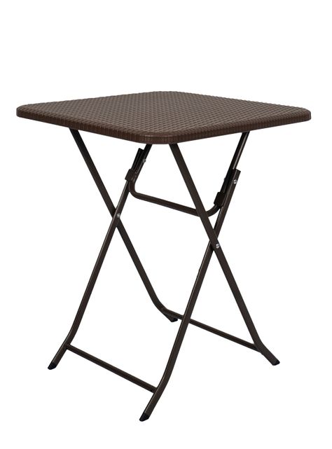 Mesa Plegable Cuadrada Gris 80 cm-3