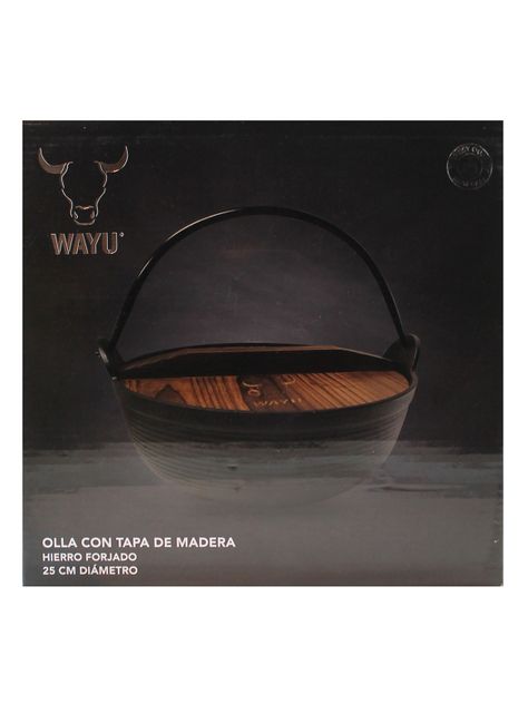 Olla con Tapa de Madera-2
