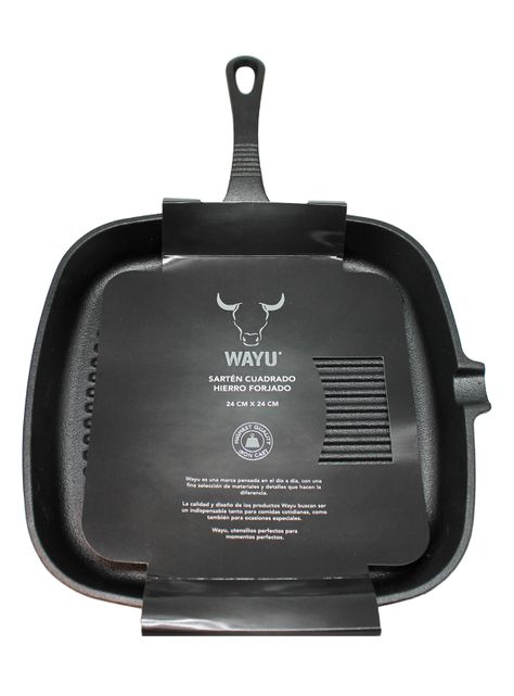 Sartén Wayu Cuadrado Parrilla Cocina BBQ-1