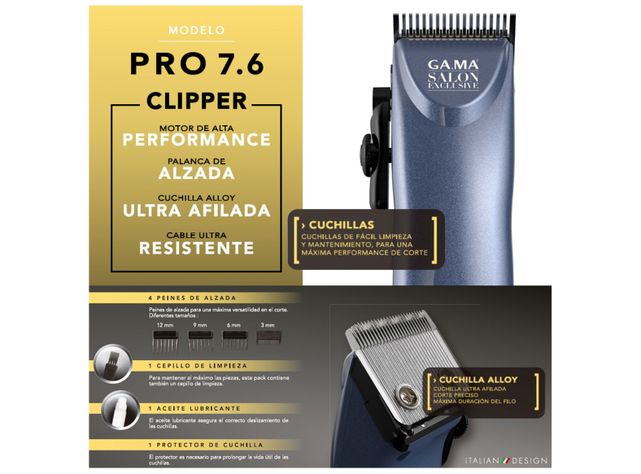 Cortapelo Profesional Pro 7.6-1