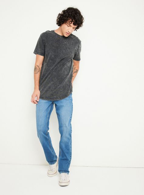 Jeans Cinco Bolsillos 1 Slim Azul Medio-3