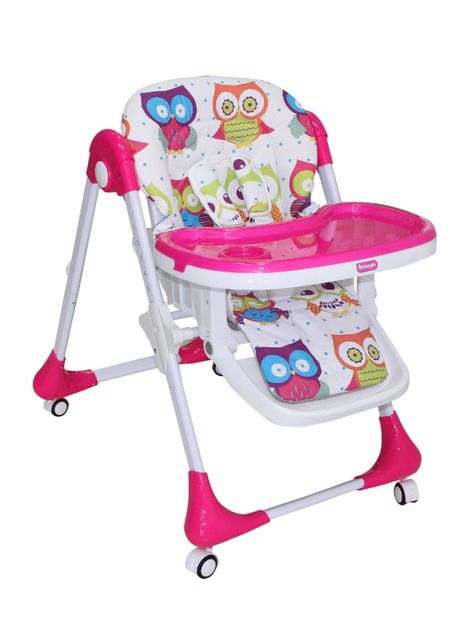 Silla de Comer Plegable RS 7085 Fucsia-0