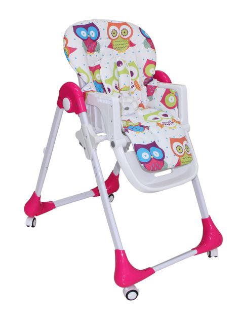 Silla de Comer Plegable RS 7085 Fucsia-1