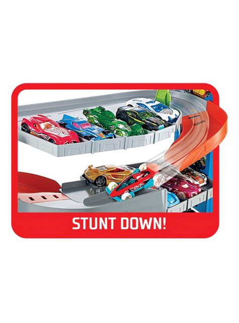 Autopista Hot Wheels Garage Stunt-2