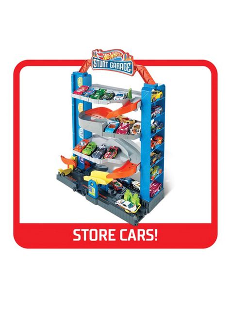 Autopista Hot Wheels Garage Stunt-1