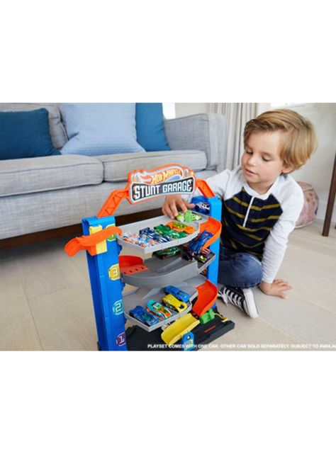 Autopista Hot Wheels Garage Stunt-3