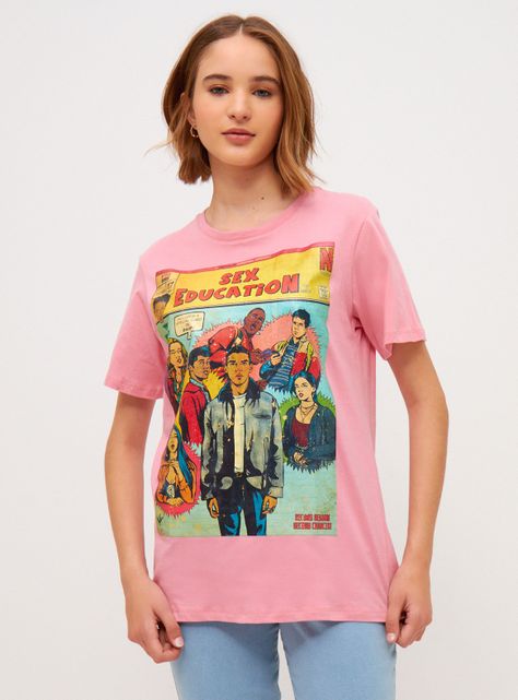 Polera Estampado Sex Education Redondo-0