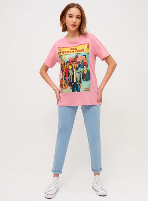 Polera Estampado Sex Education Redondo-3