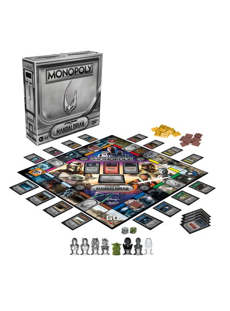 Juego de Mesa Monopoly Star Wars The Mandalorian-1