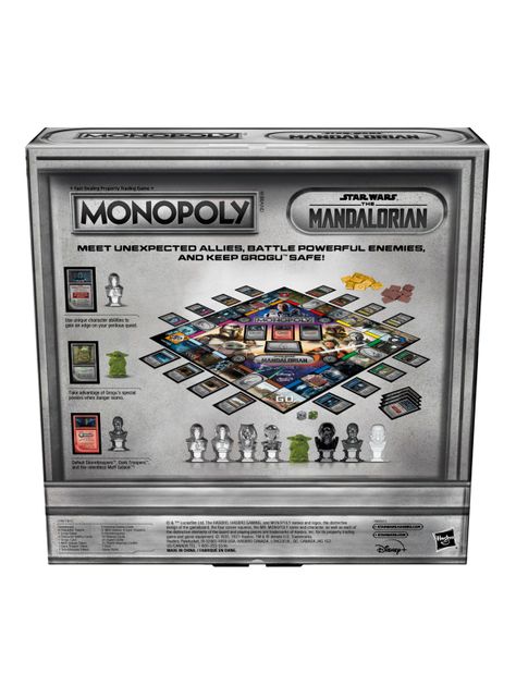Juego de Mesa Monopoly Star Wars The Mandalorian-3