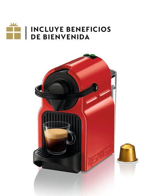 Cafetera de Cápsulas 700 ml Inissia Roja-0
