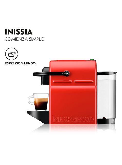 Cafetera de Cápsulas 700 ml Inissia Roja-4