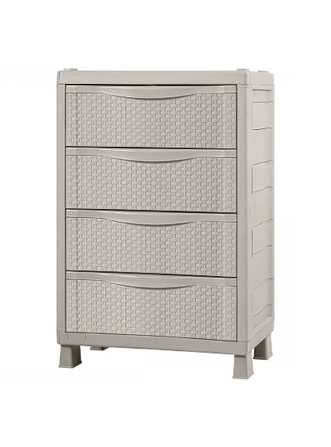 Cajonero Taupe 65 x 45 x 101 cm Rimax-1