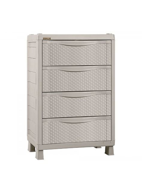 Cajonero Taupe 65 x 45 x 101 cm Rimax-0